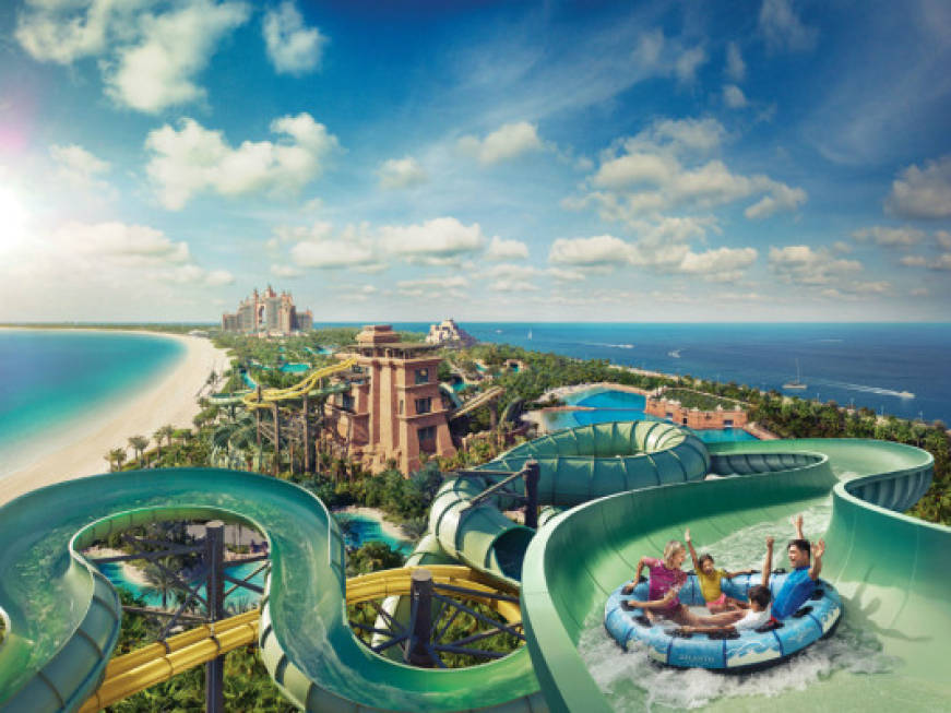 Con Emirates all’Atlantis Aquaventure Waterpark di Dubai