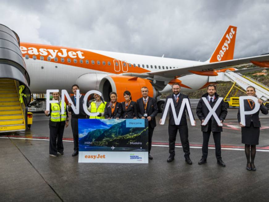 easyJet in Portogallo: decollato ieri il Malpensa-Madeira