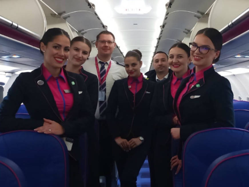 Wizz Air cresce in Centro Italia, parte il servizio da Perugia alla Romania