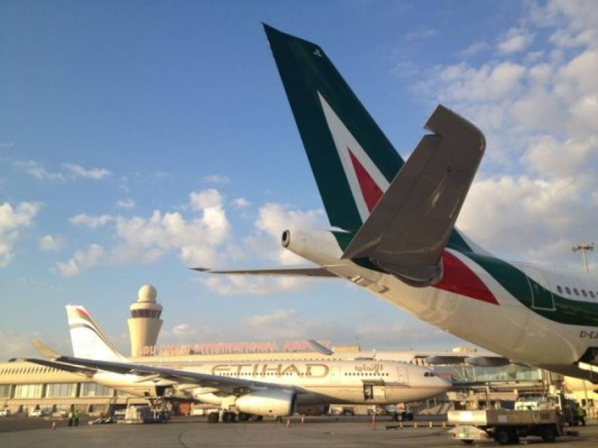 Alitalia e Etihad rafforzano il Roma-Abu Dhabi, quinto volo settimanale