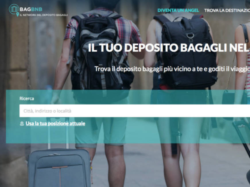 BagBnB, la startup che custodisce i bagagli, diventa grande