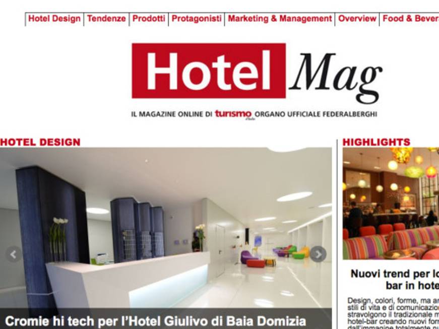 Debutta Hotelmag.it, il portale di informazione di Federalberghi