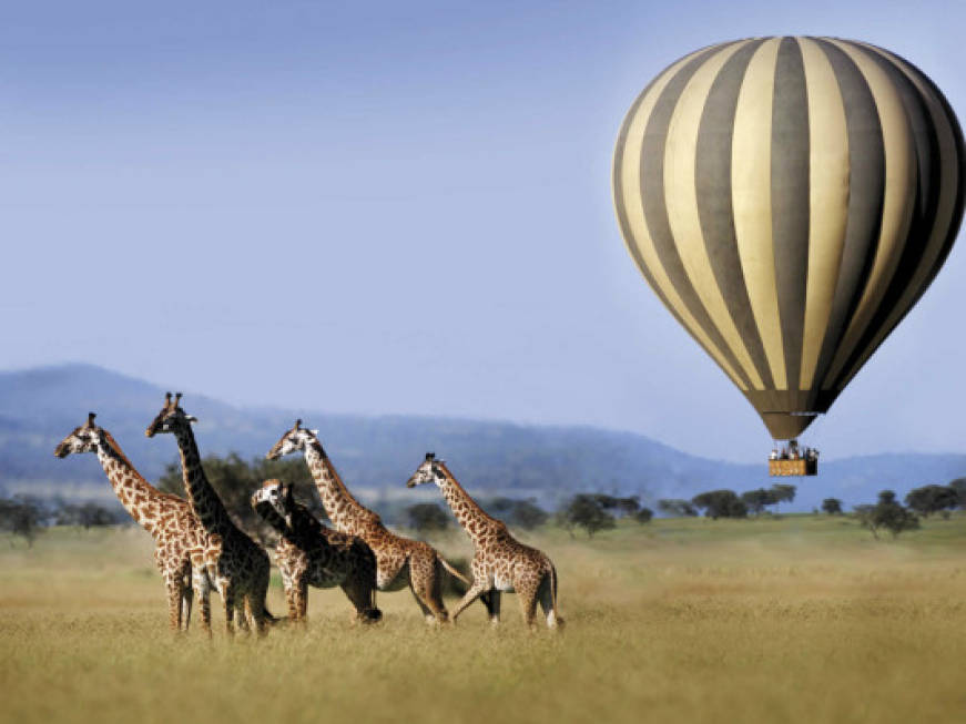 Lusso in Africa:il primo safari tutto in mongolfiera nel Serengeti