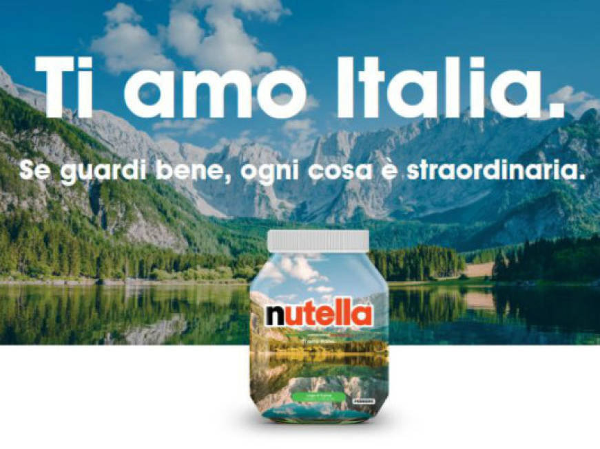 ‘Ti Amo Italia’: barattoli di Nutella da collezione griffati Enit