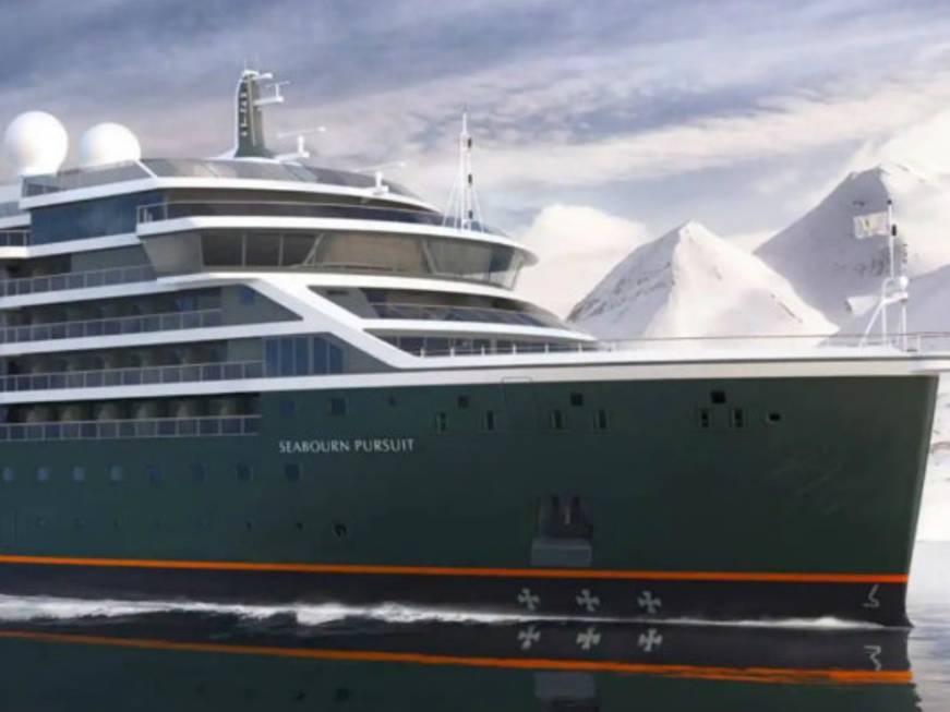Seabourn Pursuit varata a Genova. Al via le crociere spedizione di lusso