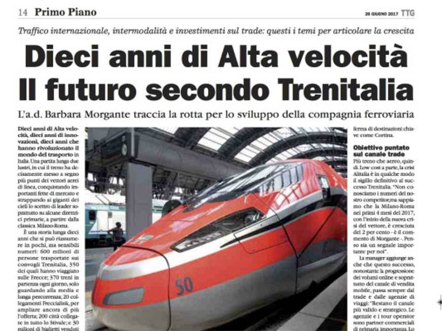 Dieci anni di Alta velocità: così il treno ha cambiato l’Italia