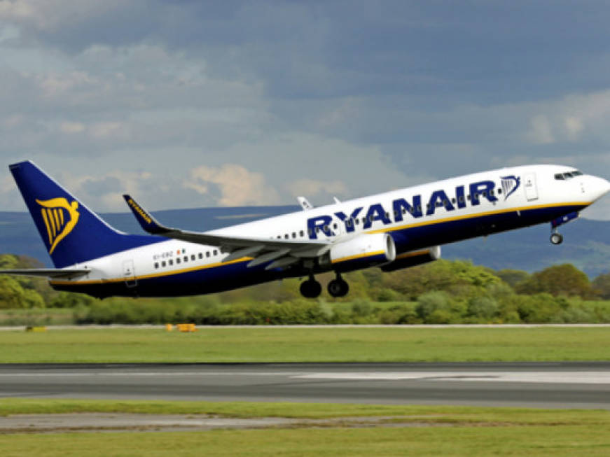 Ryanair: sei nuove rotte dall'Italia per l'inverno 2018