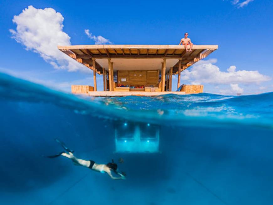 Una camera d&amp;#39;albergo in mezzo al mare: l&amp;#39;Underwater Room di Pemba