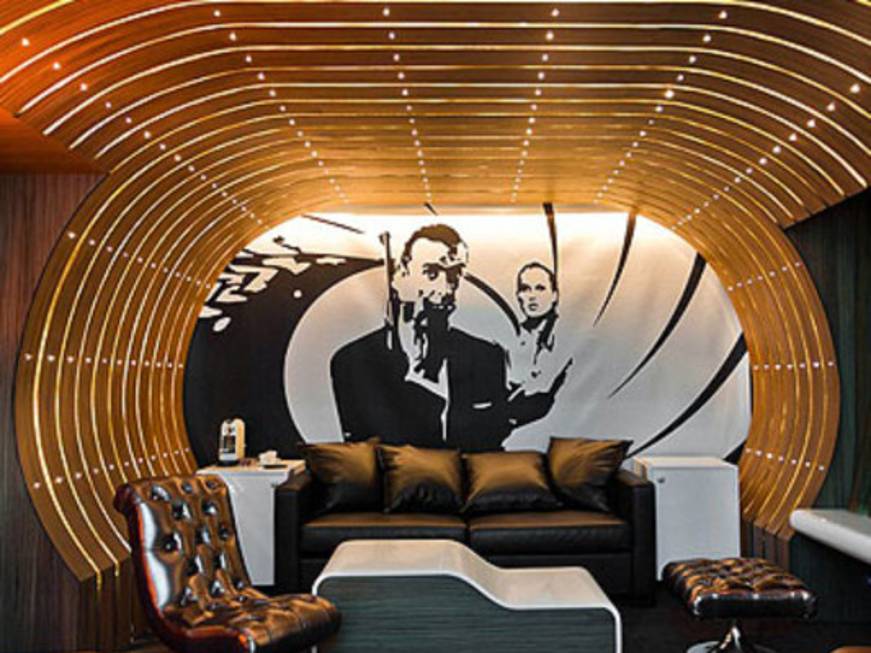 Da James Bond a Batman, in albergo come in un film