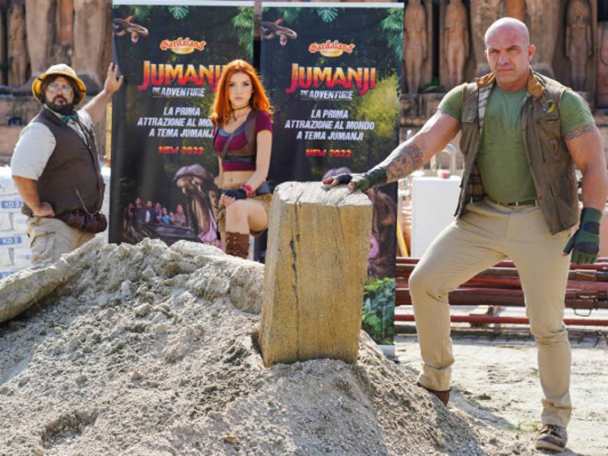 Jumanji The Adventure a Gardaland: la prima pietra posata dai cosplayer