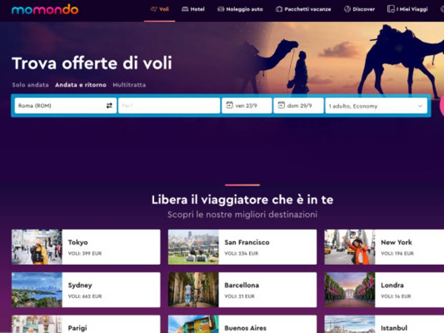 momondo: il modo migliore per affrontare il rientro è prenotare un viaggio