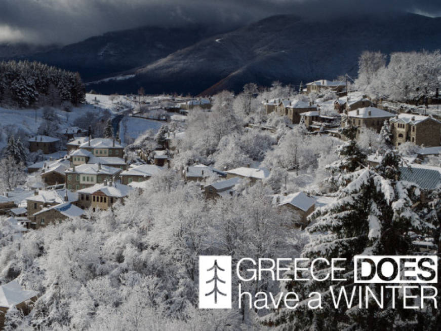‘Greece DOES have a winter’: la Grecia continentale rilancia sull’inverno