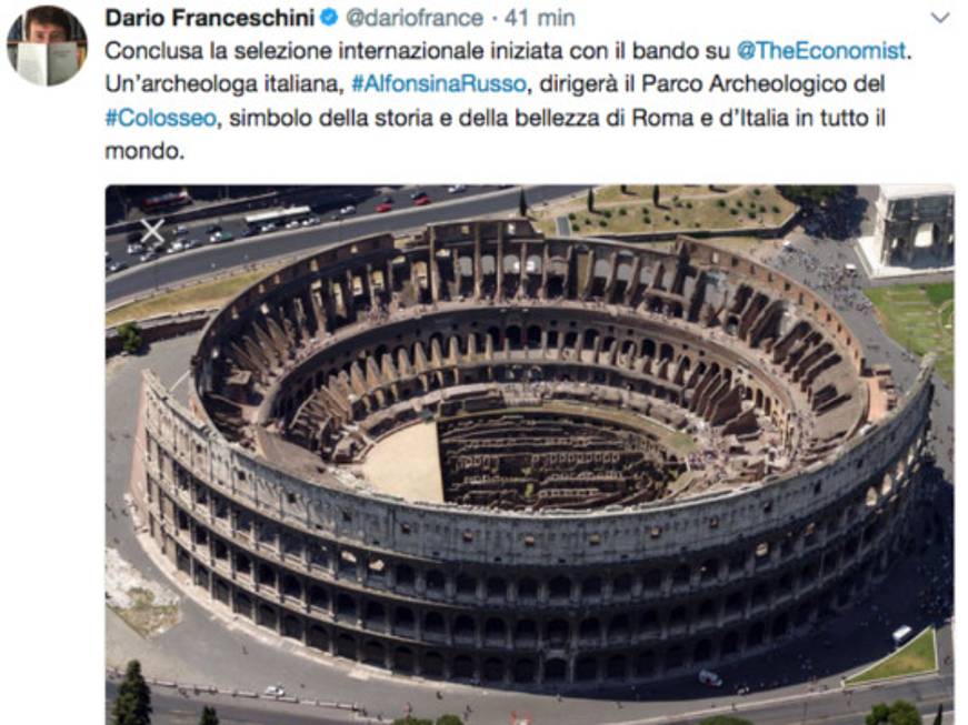 Roma, Alfonsina Russo è il direttore del Parco Archeologico del Colosseo