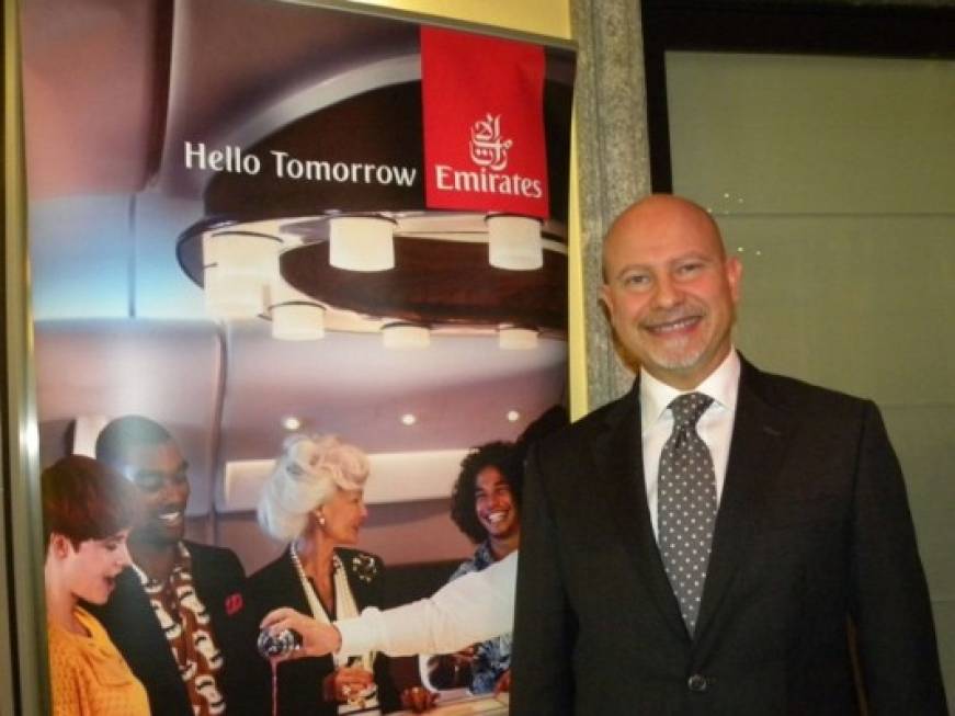 Ghiringhelli e il 'debutto in società' nei panni di Emirates