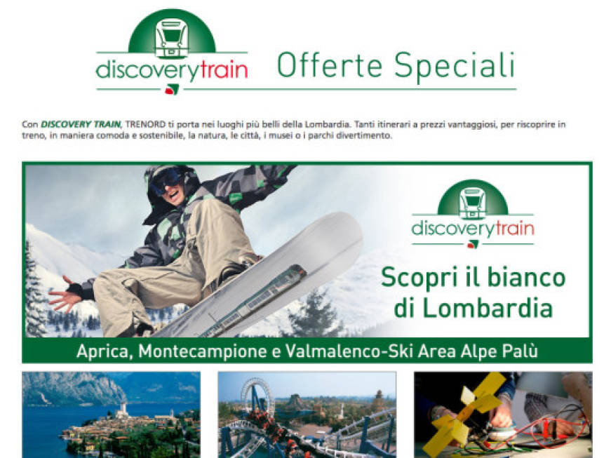 Discovery Train, i pacchetti Trenord per l'estate in Lombardia