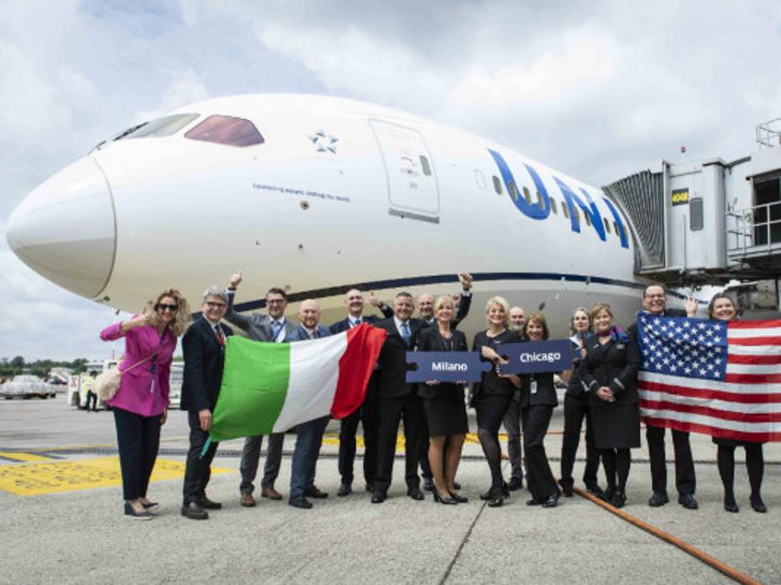 United inaugura il volo da Malpensa a Chicago