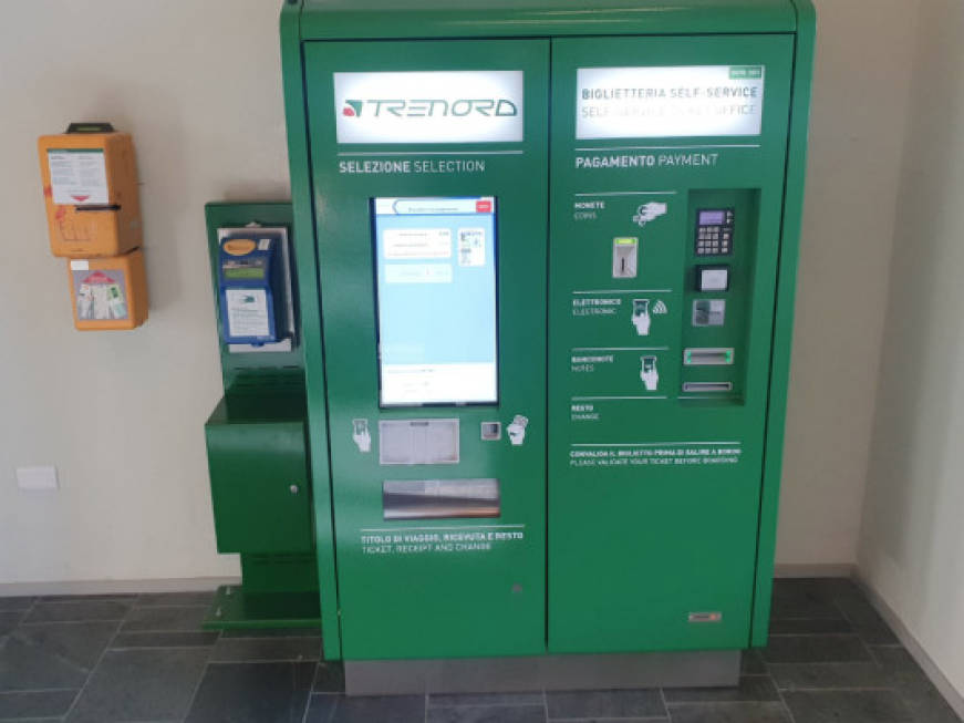 Trenord, nuove biglietterie automatiche nelle stazioni di Colico, Morbegno e Tirano