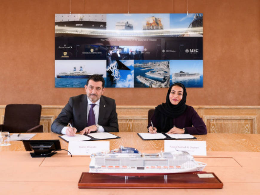 Msc, accordo con AbuDhabi Ports per crescere nel Golfo