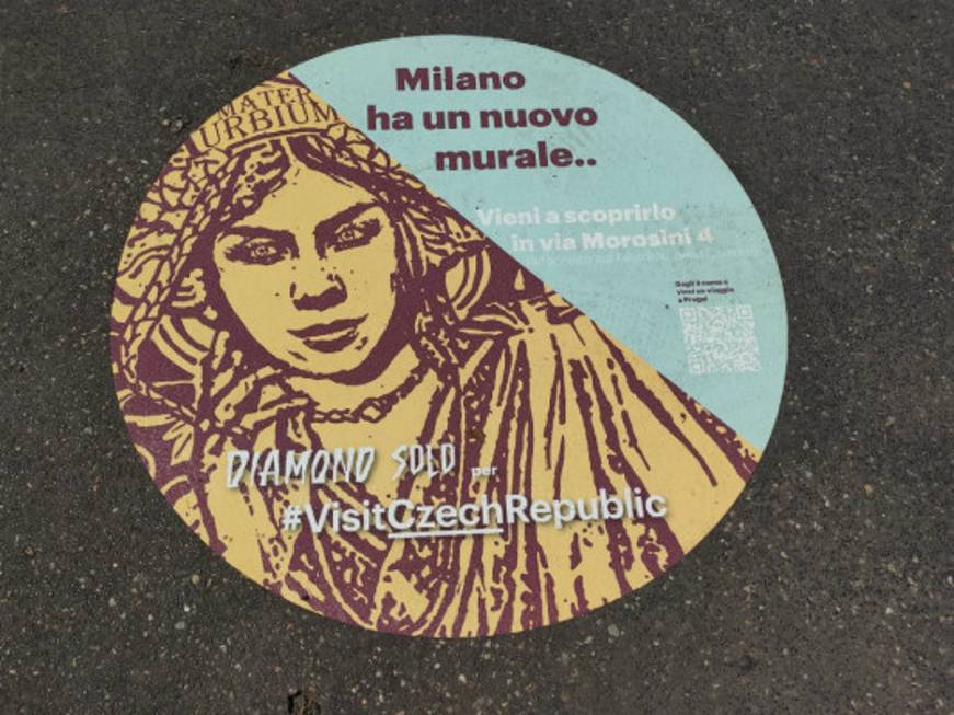 Czech Tourism: a Milano il murale ispirato a Praga