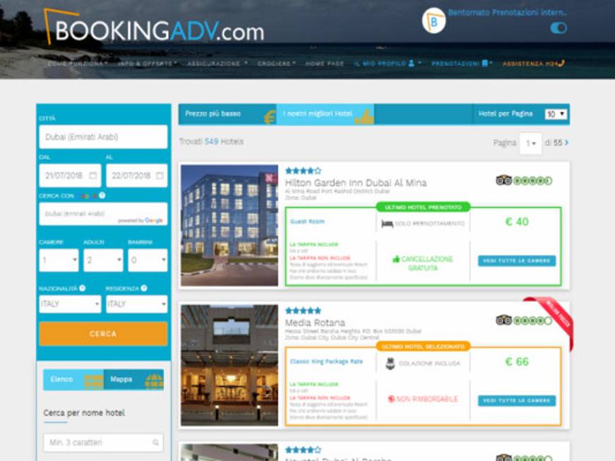 Booking, terzo trimestre record consecutivo