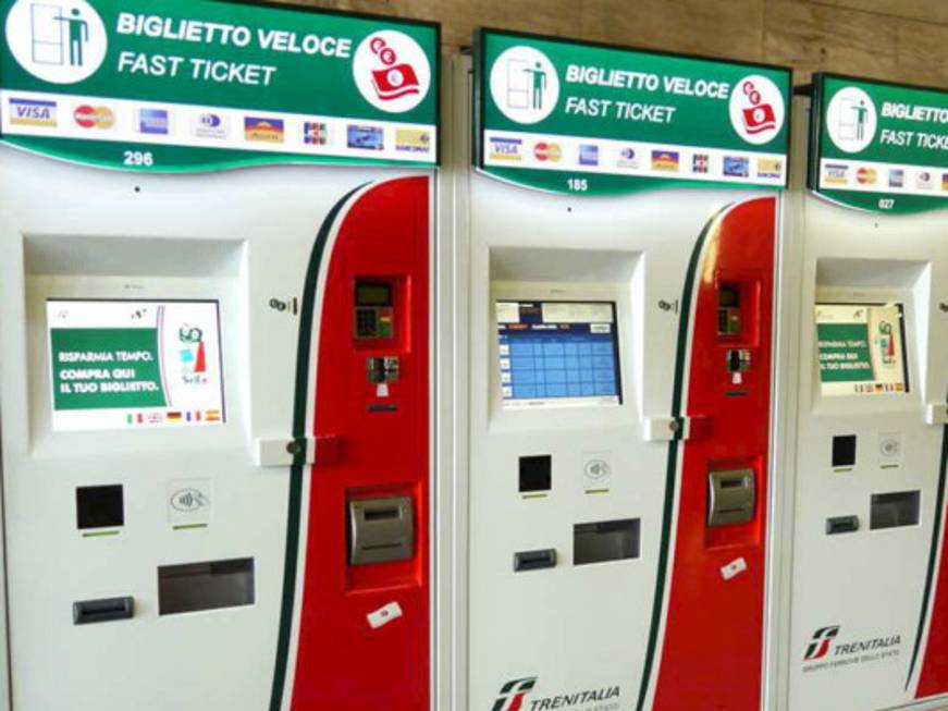 Trenitalia: “I self service point sono sicuri”