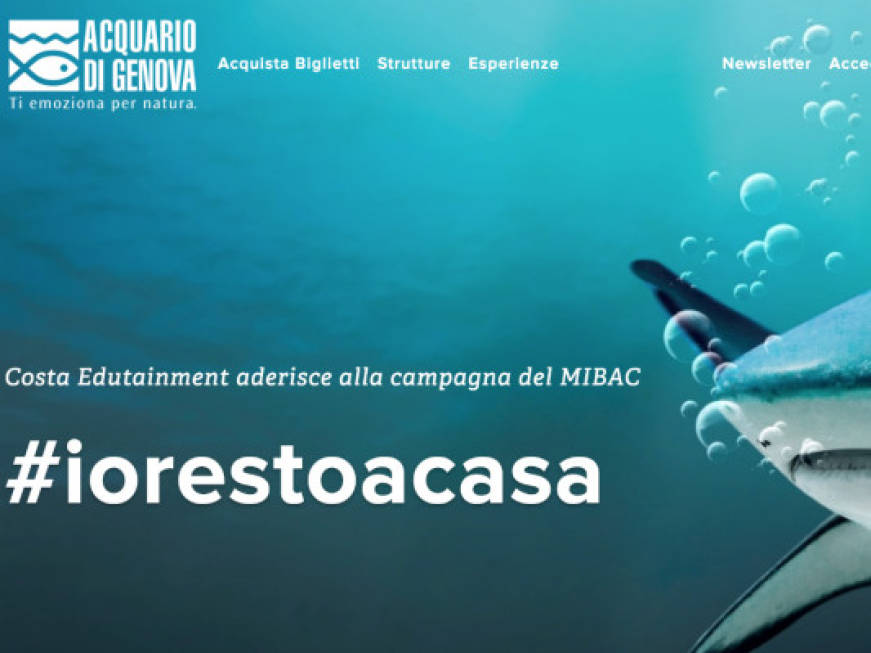 Costa Edutainment, video e contenuti sui social per #iorestoacasa