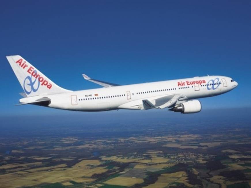 Air Europa decolla verso San Paolo del Brasile