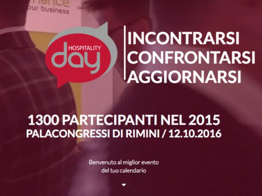 #HospitalityDay, il 12 ottobre a Rimini l&amp;#39;evento formativo per albergatori