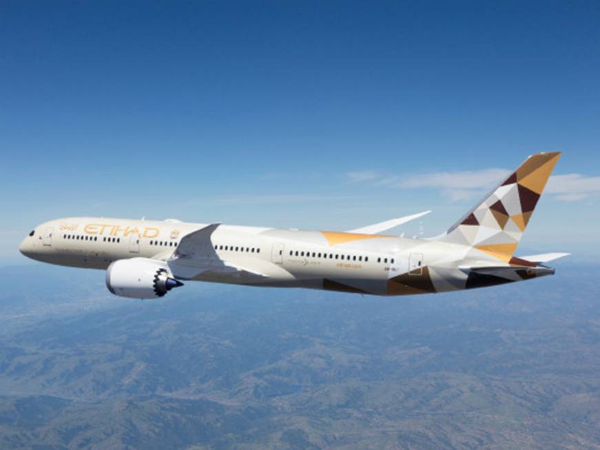 Etihad riprende a volare su Roma Fiumicino