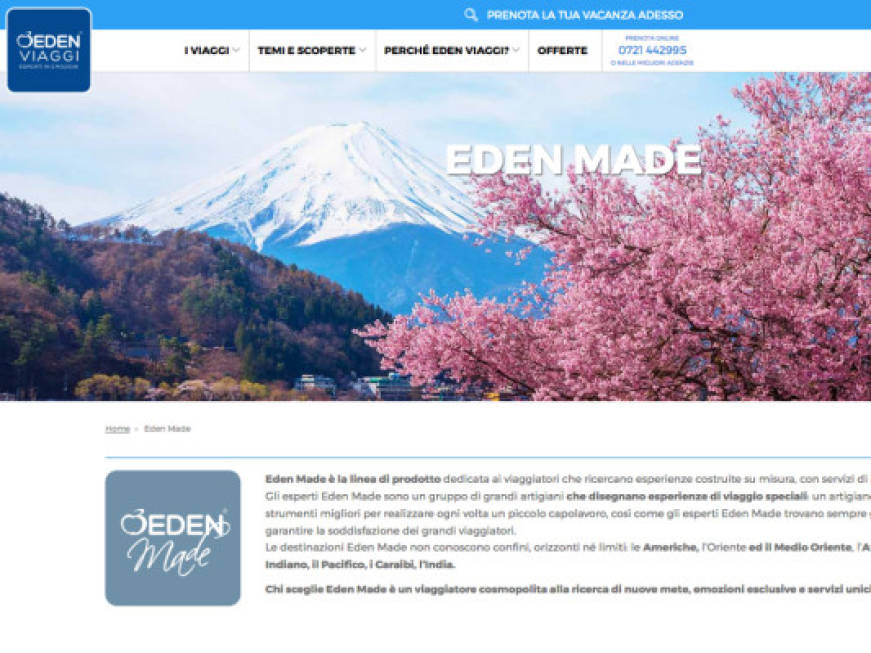 Eden Made:nuovi cataloghi con il prezzo ‘tutto compreso’