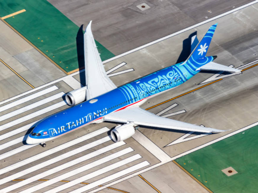 Air Tahiti Nui collega l'Europa e la Polinesia: al via il volo Parigi-Papeete