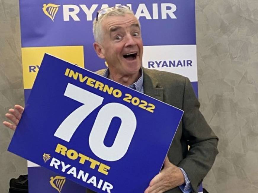 O'Leary, Ryanair: &quot;Noi più forti della recessione e di Ita Airways&quot;