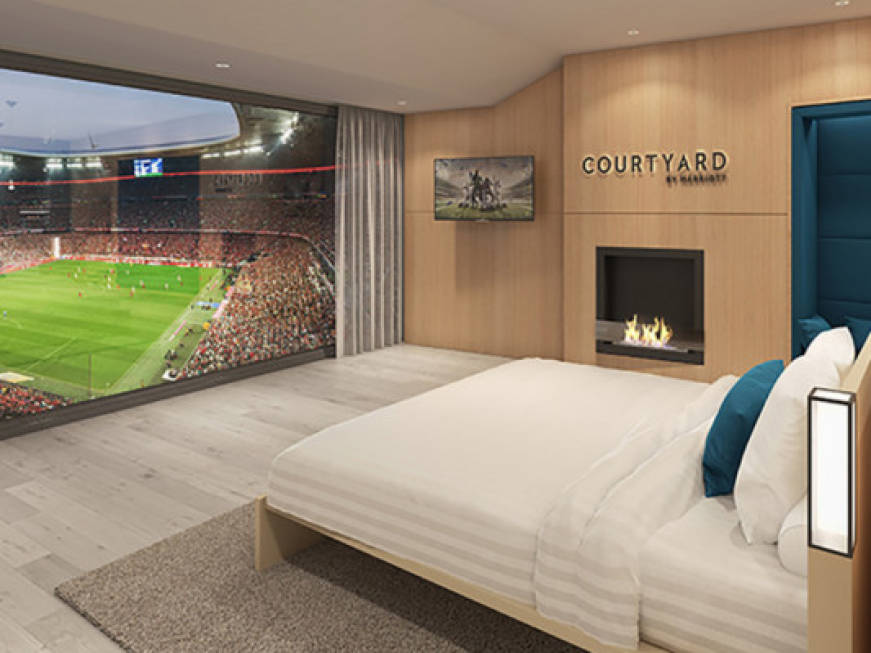 Courtyard by Marriott partner del Bayern: suite con vista sul campo dell'Allianz Arena