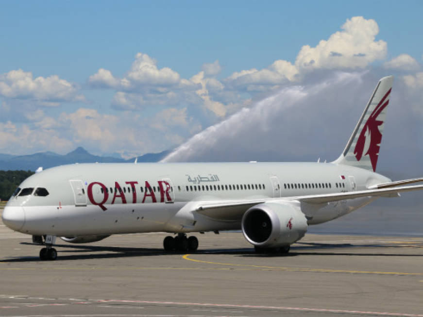 Qatar Airways, il Boeing 787-9 debutta sulla Doha-Milano