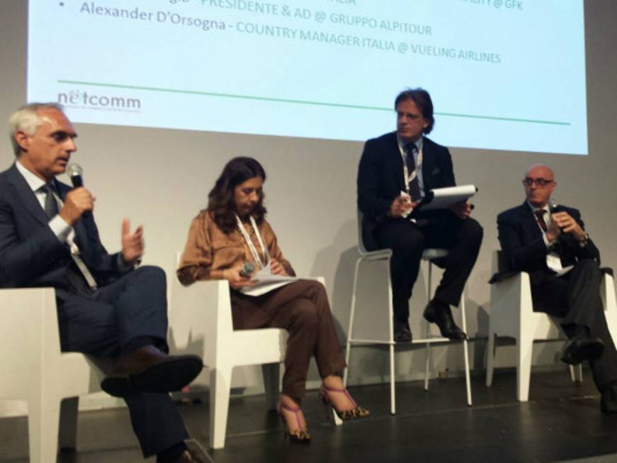 Vettori, gds e t.o.Talk show Netcomm su digitale e turismo moderato da TTG