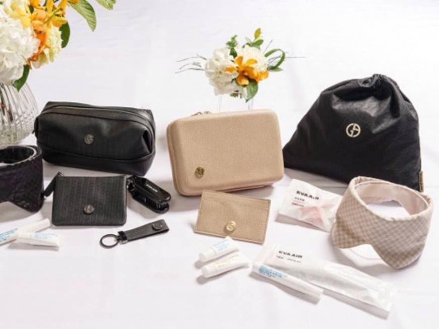 Eva Air, Armani firma i nuovi amenity kit della Royal Laurel Class