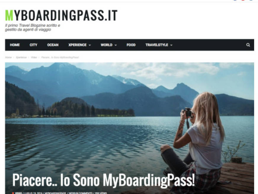 MyBoardingPassNasce il travel blog scritto dagli agenti di viaggi