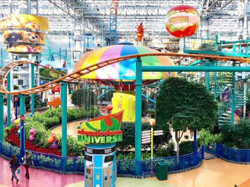 Al via Nickelodeon Universe, il più grande parco divertimenti al coperto del Nord America