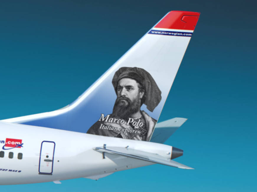 Norwegian dedica un aereo a Marco Polo