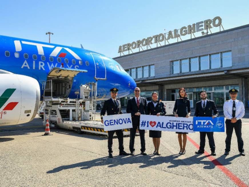 Ita Airways, al via la rotta estiva Genova-Alghero