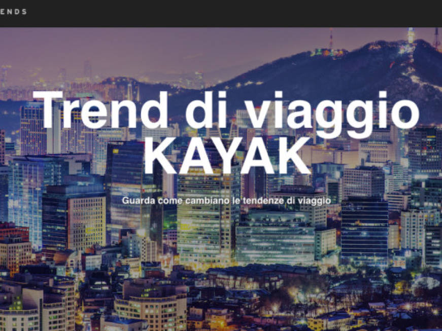 Trend di viaggio: Kayak mette a disposizione i dati sulle tendenze