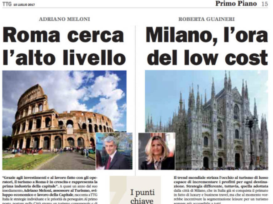 Roma-Milano: il turismo da due diversi punti di vista