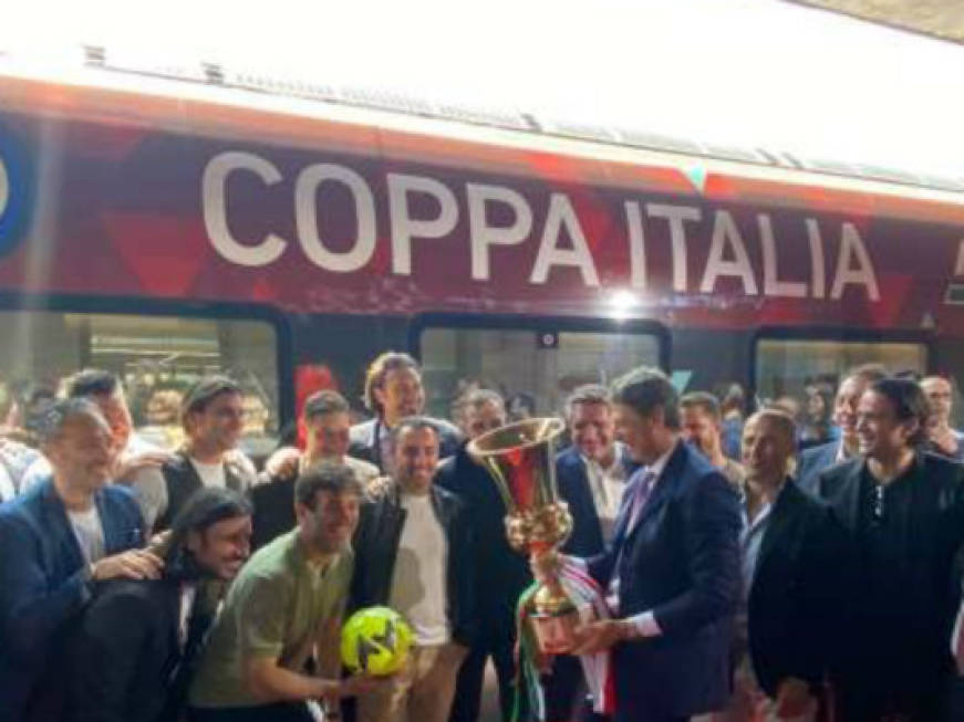 La Coppa Italia arriva a Roma a bordo di Trenitalia