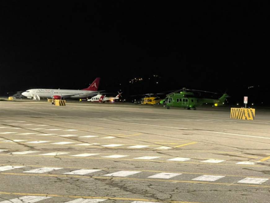 Aeroporto di Forlì: continuano le operazoni a supporto dei soccorsi