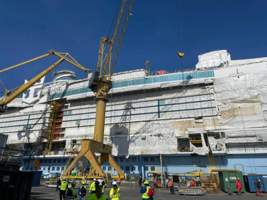 Icon of the Seas,nei cantieri Meyer la grande prima di una nave “unica”