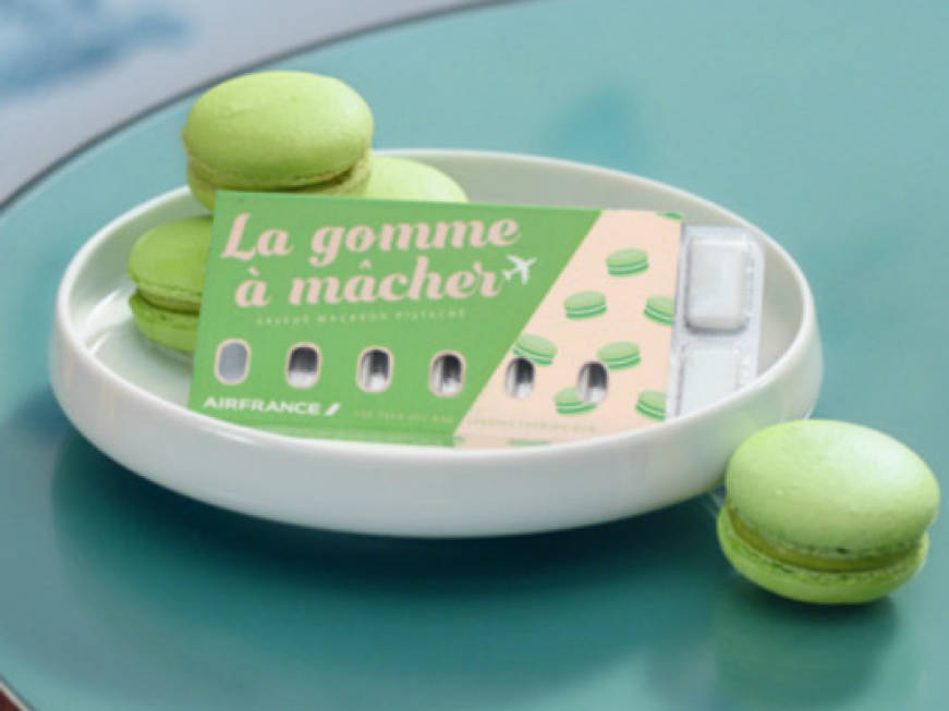 Air France lancia le gomme da masticare ai gusti macaron e creme brulè