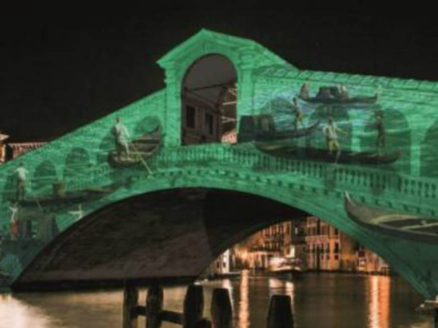 Venezia, arte sul Ponte di Rialto per il ‘Natale di Luce 2020’