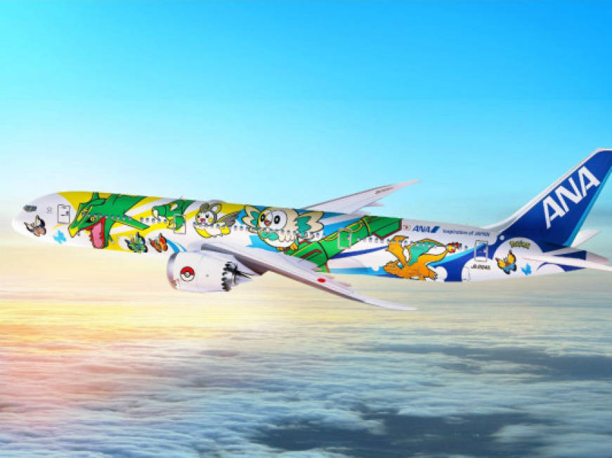 All Nippon Airways: decolla il nuovo aereo a tema Pokémon