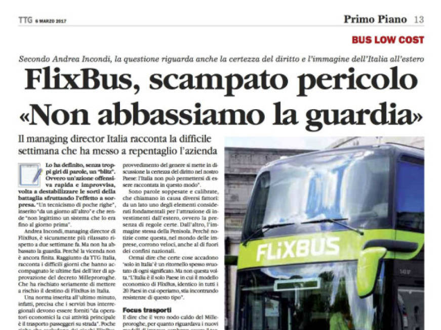 Norma anti-FlixBus: le conseguenze su viaggi e turismo