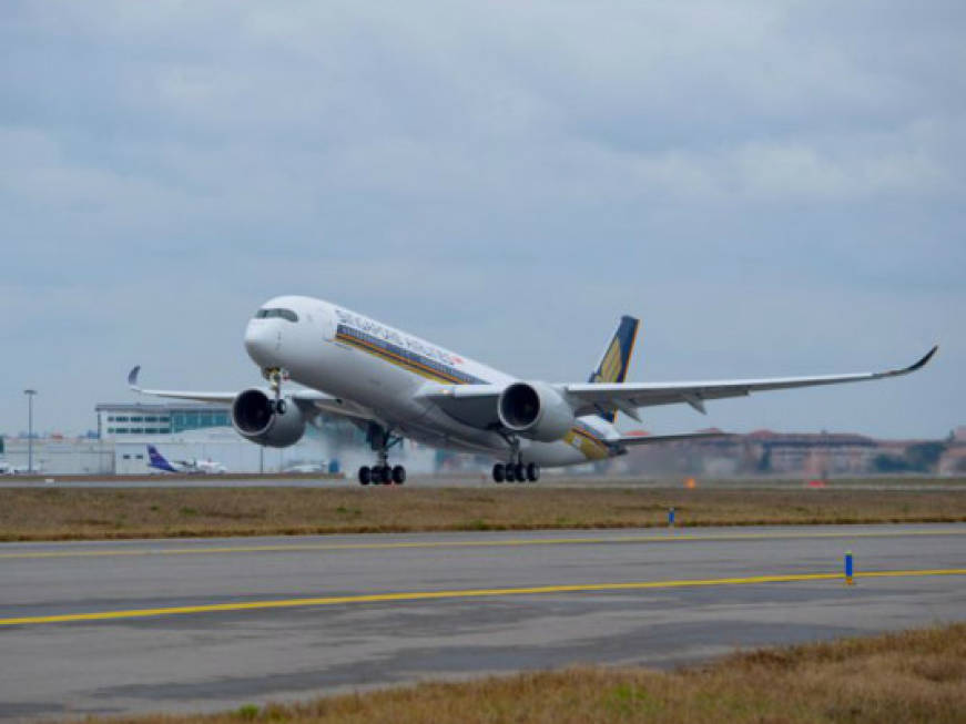 Singapore Airlines introduce anche su Roma l&amp;#39;A350-900